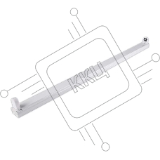 Светильник PPO-T8 1х1200 LED G13 230В (Аналог ЛПО) без ламп Jazzway 5025103
