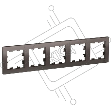 Рамка 5-м ATLAS DESIGN универс. мокко SchE ATN000605