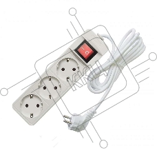Удлинитель 3х3м с заземл. 16А IP20 3.5кВт с выкл. Союз 481S-8303