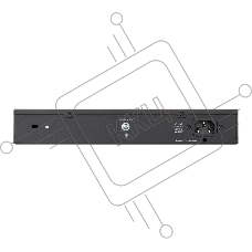 Настраиваемый L2 коммутатор D-Link DGS-1100-24PV2/A3A c 24 портами 10/100/1000Base-T (12 портов РоЕ 802.3af/at, PoE-бюджет 100 Вт)