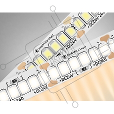 Светодиодная лента Ambrella light GS3501 2835 240Led /22W m/ 24V IP20 3000K/ 5000*10*1.2mm (2 конт.)