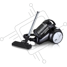 Пылесос Centek CT-2524 циклон, 2300/420Вт (!!!), низкий уровень шума, телескоп (черный/серый)