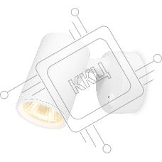 Накладной поворотный спот с выключателем Ambrella light TA1291 WH белый GU10 max 12W 87*55*138