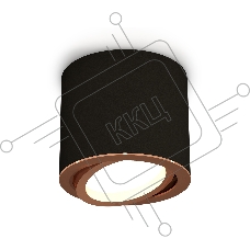 Светильник Ambrella Light XS7402004 SBK/PPG черный песок/золото розовое полированное MR16 GU5.3 (C7402, N7005)