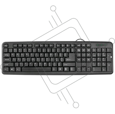 Клавиатура DEFENDER USB #1 HB-420 RU BLACK 45420