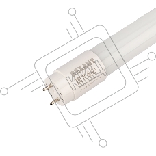 Лампа светодиодная Rexant Трубка Т8 25,5 Вт 2168 Лм G13 AC 170-265 В 6500 K холодный свет