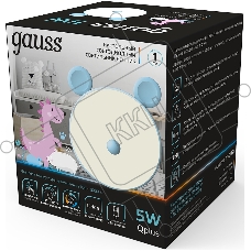Ночник Gauss NN7026 мышка голубой