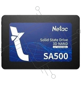 Твердотельный накопитель Netac SA500 2.5 SATAIII 3D NAND SSD 2TB, R/W up to 530/475MB/s 3Y