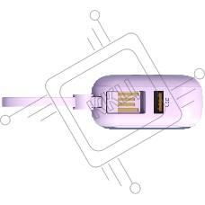 Портативный аккумулятор TOLT Lit LT-LL10T, 10000mAh, 22,5W, fast charging and PD, violet/ Powerbank TOLT Lit LT-LL10T, 10000mAh, 22,5W, fast charging and PD, violet