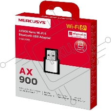 Сверхкомпактный USB-адаптер Mercusys MA60XNB с поддержкой Wi-Fi 6 AX900 и Bluetooth