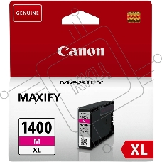 Картридж струйный CANON PGI-1400XL пурпурный (780 стр. 12 мл) для Canon MAXIFY МВ2040/2340/2740