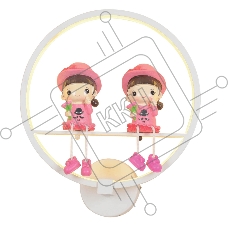 Бра Hiper декоративное Девочки LED 19Вт белое H061-1