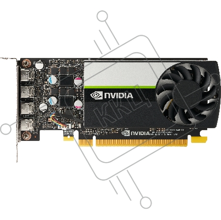 Видеокарта VGA PNY NVIDIA QUADRO T1000, 4 GB GDDR6/128 bit, PCI Express 4.0 x16, 4x mDP, PG172