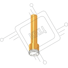 Светильник Ambrella Light XP8121005 PYG/CL золото желтое полированное/прозрачный GX53