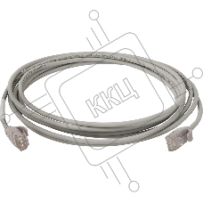 Патч-корд Lanmaster LAN-PC45/28-U6A-1.5-GY UTP RJ-45 вил. кат.6A 1.5м серый LSZH