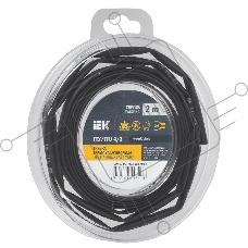 Трубка термоусадочная ТТУ нг-LS 4/2 черный (уп.2м) IEK UDR12-004-002-002-K02-T