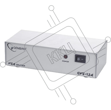 Разветвитель GVS124  Разветвитель сигнала VGA на 4 монитора (Gembird/Cablexpert)    