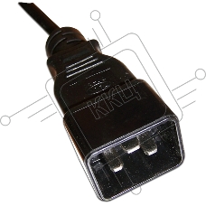 Шнур питания LANMASTER С13-C20, 3х0.75, 220В, 10А, черный, 1 метр