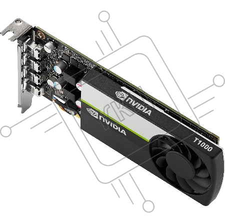 Видеокарта VGA PNY NVIDIA QUADRO T1000, 4 GB GDDR6/128 bit, PCI Express 4.0 x16, 4x mDP, PG172