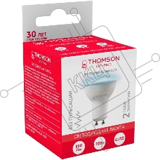 Лампа LED Thomson GU10,  полусфера, 10Вт, 6500К, белый холодный,  TH-B2328, 1 шт.