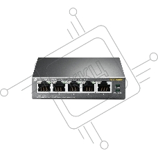Коммутатор TP-Link SMB TL-SF1005P 5-портовый 10/100 Мбит/с настольный коммутатор с 4 портами PoE 