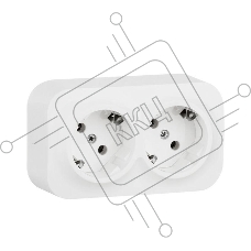 Legrand Legrand 782223 Розетка двойная с заземлением и защитными шторками (Белая)
