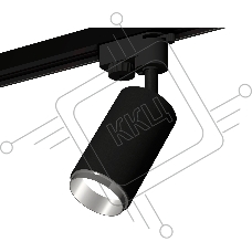 Светильник Ambrella light XT6323042 SBK/PSL черный песок/серебро полированное MR16 GU5.3 (A2521, C6323, N6122)