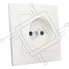 Розетка 2П скрытой установки 16А 250В IP20,слоновая кость (керамика) 