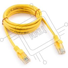 Патч-корд медный UTP Cablexpert PP10-2M/Y кат.5e, 2м, литой, многожильный (жёлтый)