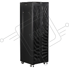 Шкаф коммутационный Lanmaster (TWT-CBB-42U-6X10-P1) 42U 600x1000мм пер.дв.перфор. задн.дв.перфор.2-хст. 2 бок.пан. 800кг черный IP20