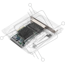 Сетевой адаптер ExeGate EXE-BCM5719 (PCI-E x4 v2.0, порты 4xRJ45, 10/100/1000Mbps, Gigabit Chipset Broadcom BCM5719)