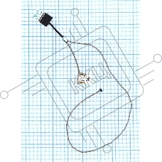 Шлейф матрицы для ноутбука Asus UX305FA UX305 UX305LA 30-pin