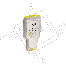 Струйный картридж NVPrint 728 (NV-F9K15A) Yellow для HP DesignJet T830/T730 (300 мл)