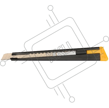 Канцелярский нож OLFA OL-180-BLACK  нерж.сталь серебристый 0.9см