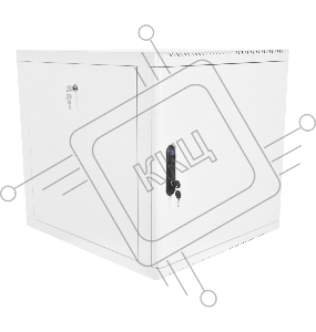 Шкаф телеком. настенный разборный 12U (600х650), съемные стенки, дверь металл (ШРН-М-12.650.1) (1 коробка)
