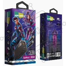 Сетевое зарядное устройство СЗУ для быстрого заряда 2USB 3.0A QC 3.0 + PD 60W  More choice NC76Sа черный