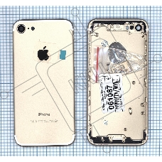 Задняя крышка для iPhone 7 (4.7) золотая