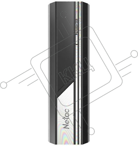 Накопитель SSD Netac USB-C 1Tb NT01ZX10-001T-32BK ZX10 2.5