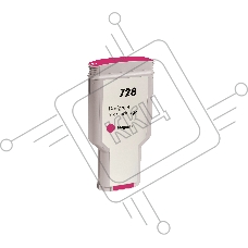 Струйный картридж NVPrint 728 (NV-F9K16A) Magenta для HP DesignJet T830/T730 (300 мл)