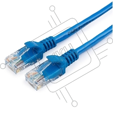 Патч-корд UTP Cablexpert PP12-15M/B кат.5e, 15м, литой, многожильный (синий)