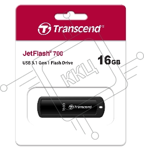 Флеш Диск Transcend 16Gb Jetflash 700 TS16GJF700 USB3.0 черный