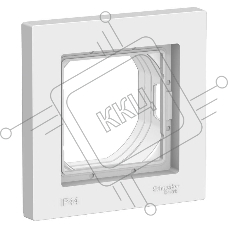 Рамка 1-м ATLAS DESIGN AQUA IP44 бел. SchE ATN440101
