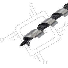 Сверло винтовое по дереву 12х460 мм (шестигранный хвостовик) Kranz