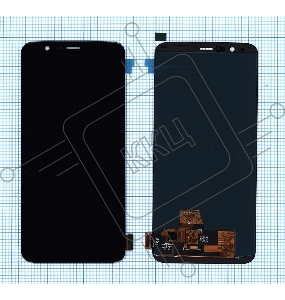 Дисплей для OnePlus 5T (OLED) черный