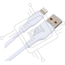 Кабель GoPower USB (M)-LIGHTNING (M) 1M 00-00018567 белый