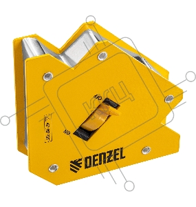 Фиксатор магнитный отключаемый для сварочных работ усилие 30 LB, 45х90х135 град.// Denzel