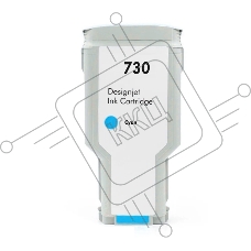 Струйный картридж NVPrint 730 (NV-P2V68A) Cyan для HP DesignJet T1700, T1600, T2600 (300 мл)