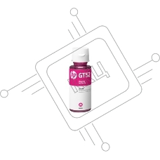 Картридж струйный HP GT52 M0H55AE пурпурный, 8000 стр. (70 мл), для HP DJ GT 5810/5820