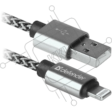 Кабель LIGHTNING TO USB2 1M WHITE ACH01-03T 87809 DEFENDER