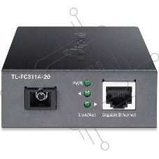 Медиаконвертер TP-Link TL-FC311A-20 гигабитный WDM 100/1000 Мбит/с SMB